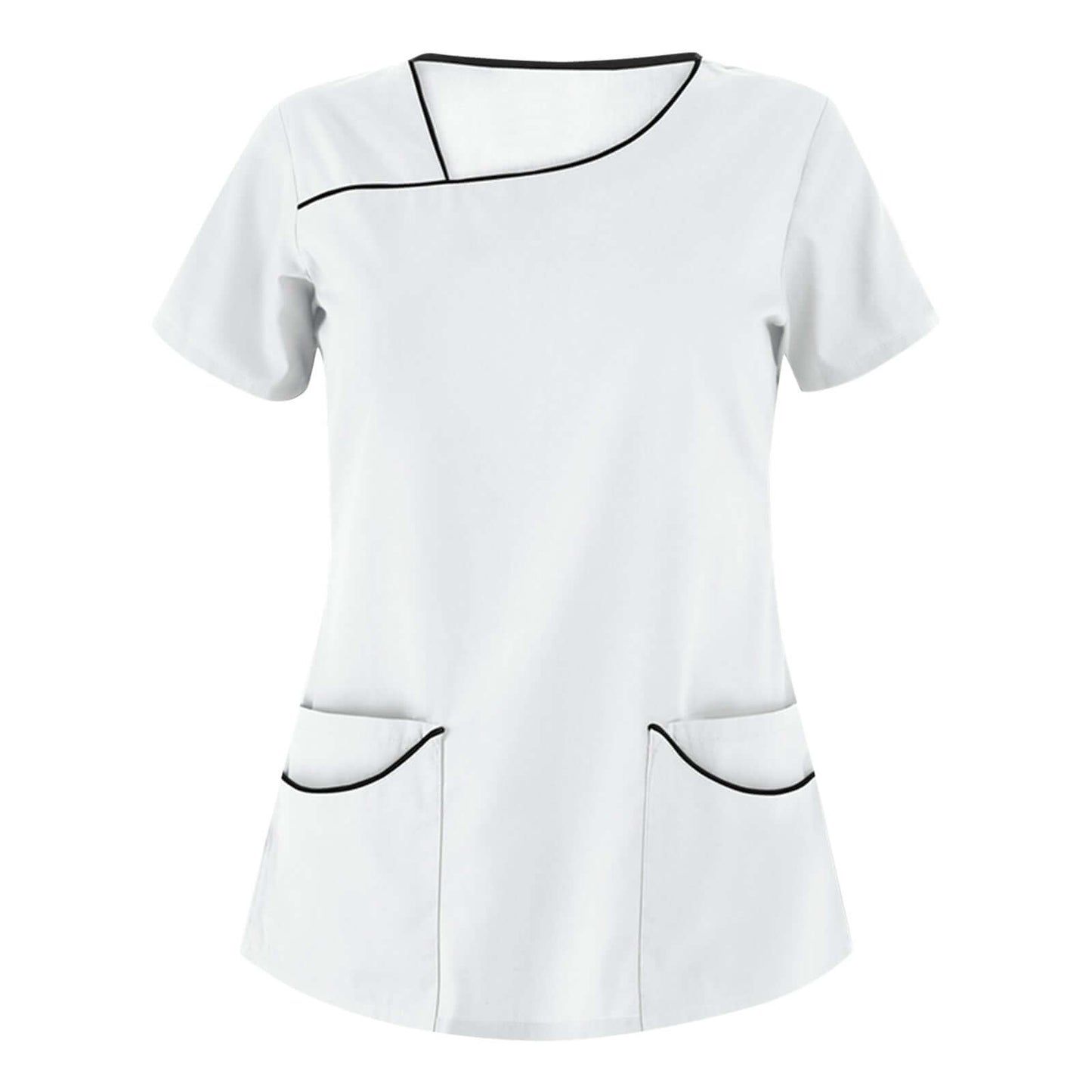 Beauty aesthetics nursing uniform top with professional design and functionality for salon healthcare professionals.