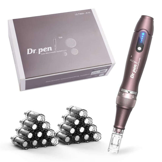 Dr. Pen A10 electric derma pen with adjustable needle length and accessories for beauty aesthetics