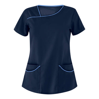 Tops Beauty Salon Nursing UniformIntroducing our Tops Beauty Salon Nursing Uniform, specially designed to meet the unique needs of healthcare professionals working in beauty salons. These tops offer a blend of style and functionality, ensuring you look pr