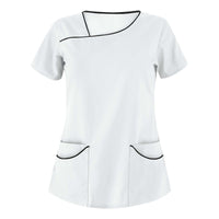 Beauty aesthetics nursing uniform top with professional design and functionality for salon healthcare professionals.