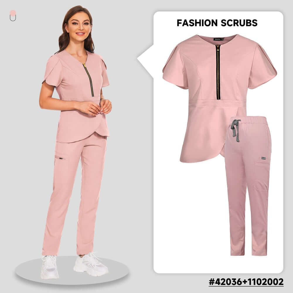 Spa Uniforms V-Neck Working ClothesEnhance your professional image and elevate your spa experience with our Spa Uniforms V-Neck Working Clothes. These specially designed uniforms are crafted to provide comfort, style, and functionality for spa professiona