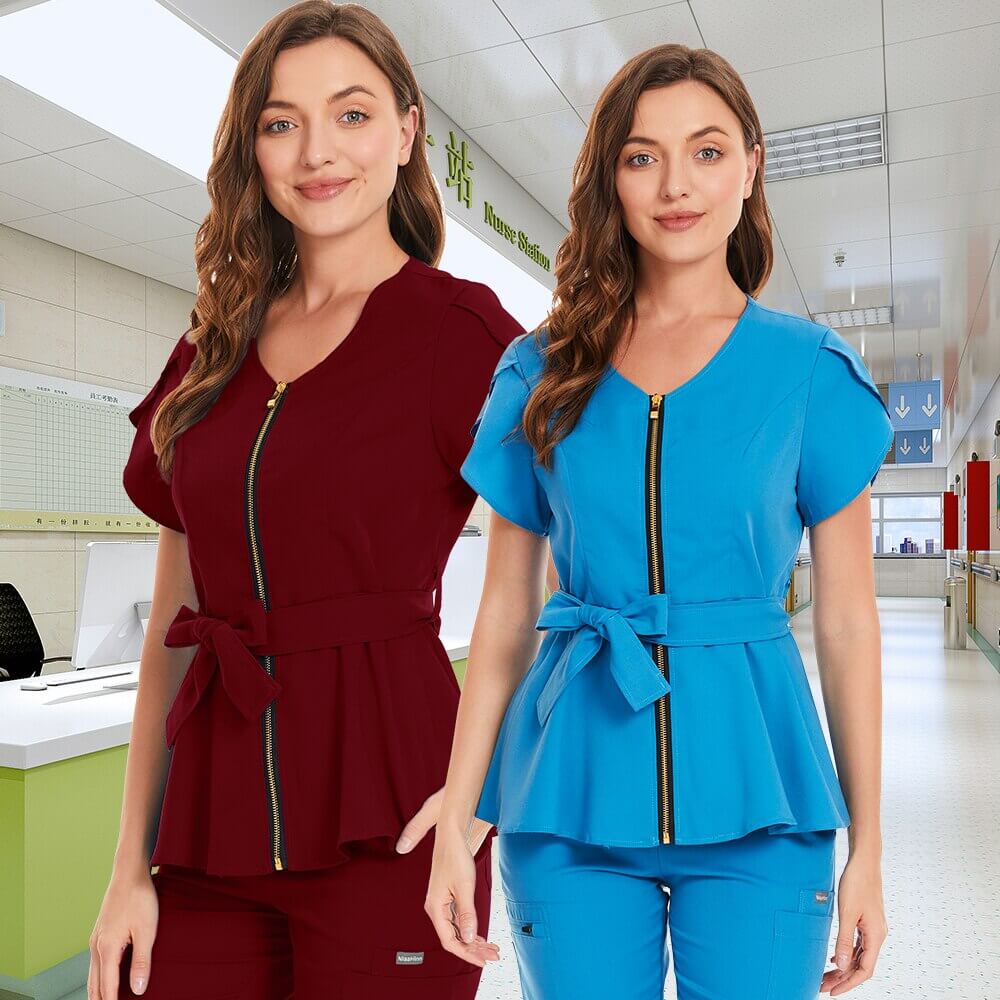 Short Sleeve Beauty Salon WorkwearIntroducing our Short Sleeve Beauty Salon Workwear, designed to provide comfort, style, and functionality for professionals in the beauty industry. These workwear garments are perfect for warmer weather or when you prefer