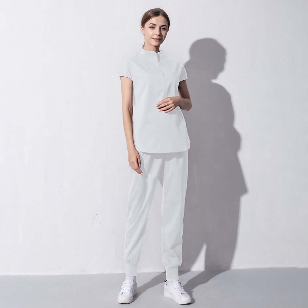 Fashion Women WorkwearIntroducing our Fashion Women Salon Workwear, designed to bring style, comfort, and professionalism to your work in the salon industry. These workwear garments are specially crafted to enhance your appearance while providing function