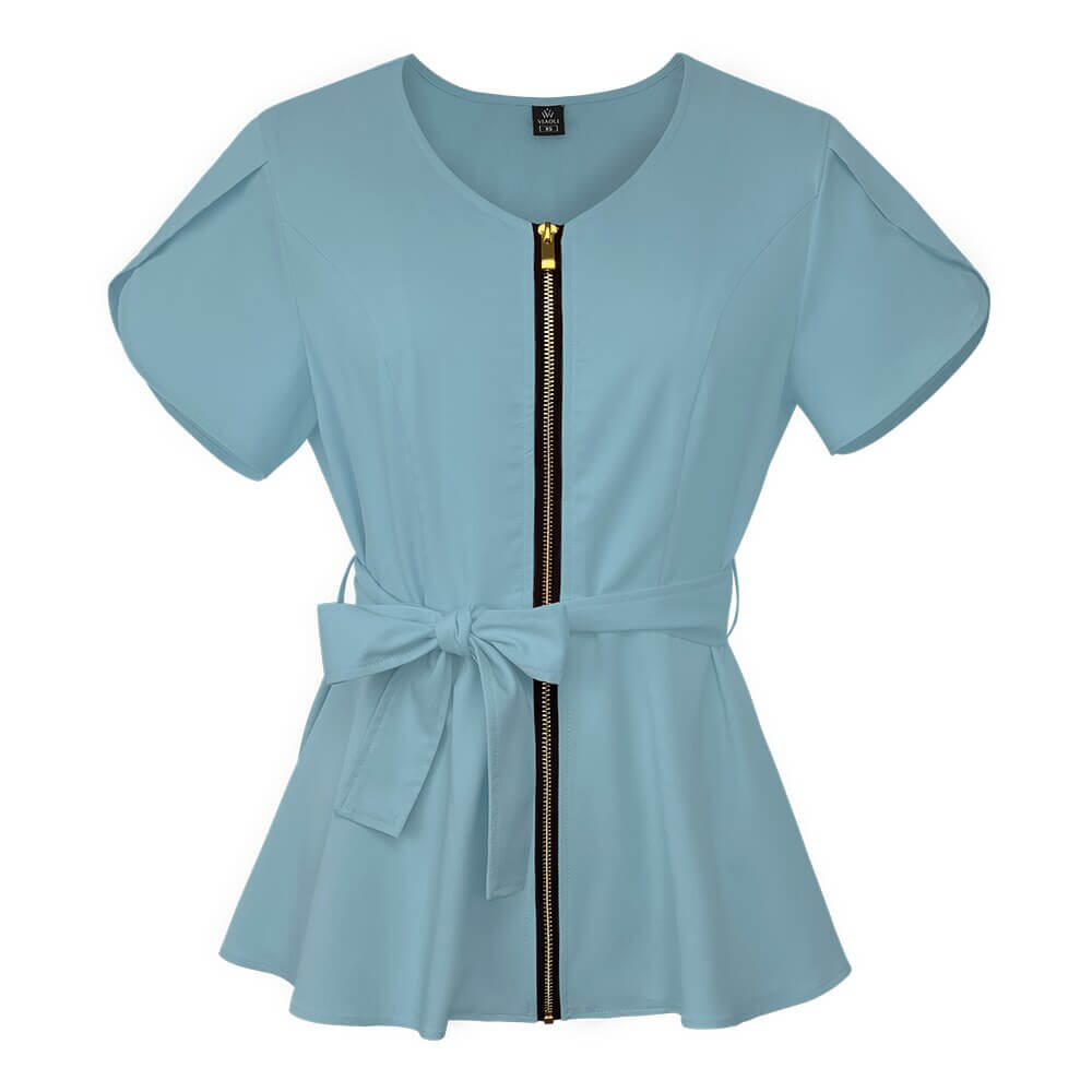 Short Sleeve Beauty Salon WorkwearIntroducing our Short Sleeve Beauty Salon Workwear, designed to provide comfort, style, and functionality for professionals in the beauty industry. These workwear garments are perfect for warmer weather or when you prefer