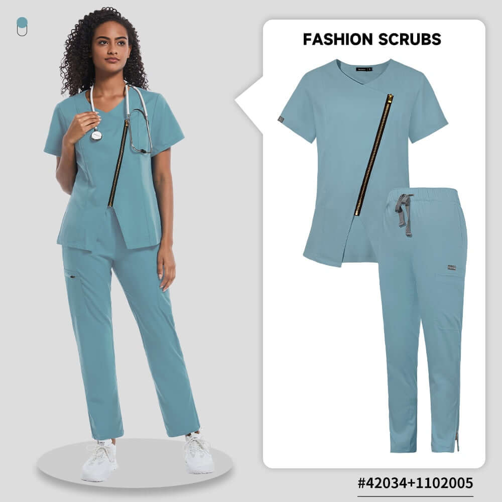 Spa Uniforms V-Neck Working ClothesEnhance your professional image and elevate your spa experience with our Spa Uniforms V-Neck Working Clothes. These specially designed uniforms are crafted to provide comfort, style, and functionality for spa professiona