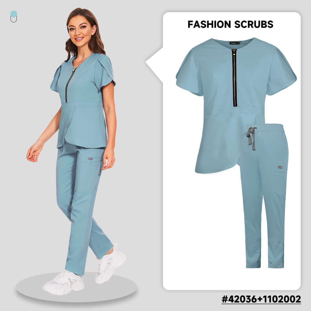 Spa Uniforms V-Neck Working ClothesEnhance your professional image and elevate your spa experience with our Spa Uniforms V-Neck Working Clothes. These specially designed uniforms are crafted to provide comfort, style, and functionality for spa professiona