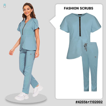 Spa Uniforms V-Neck Working ClothesEnhance your professional image and elevate your spa experience with our Spa Uniforms V-Neck Working Clothes. These specially designed uniforms are crafted to provide comfort, style, and functionality for spa professiona