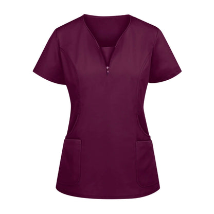 Workwear Women Health Workers uniformIntroducing our Women's Health Workers Uniform - Femme Beauty Salon Clothes Nursing Scrub Tops Shirt Nurse Nursing Working Uniform. This specially designed workwear is tailored to meet the unique needs of women working