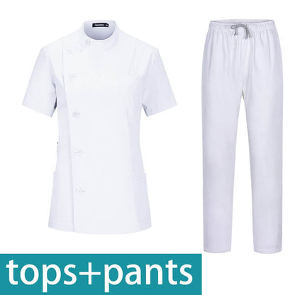 Short Sleeve Beauty Salon ClothingIntroducing our Short Sleeve Beauty Salon Clothing, designed to provide both style and comfort for professionals in the beauty industry. These garments are perfect for those looking for a versatile and breathable option t