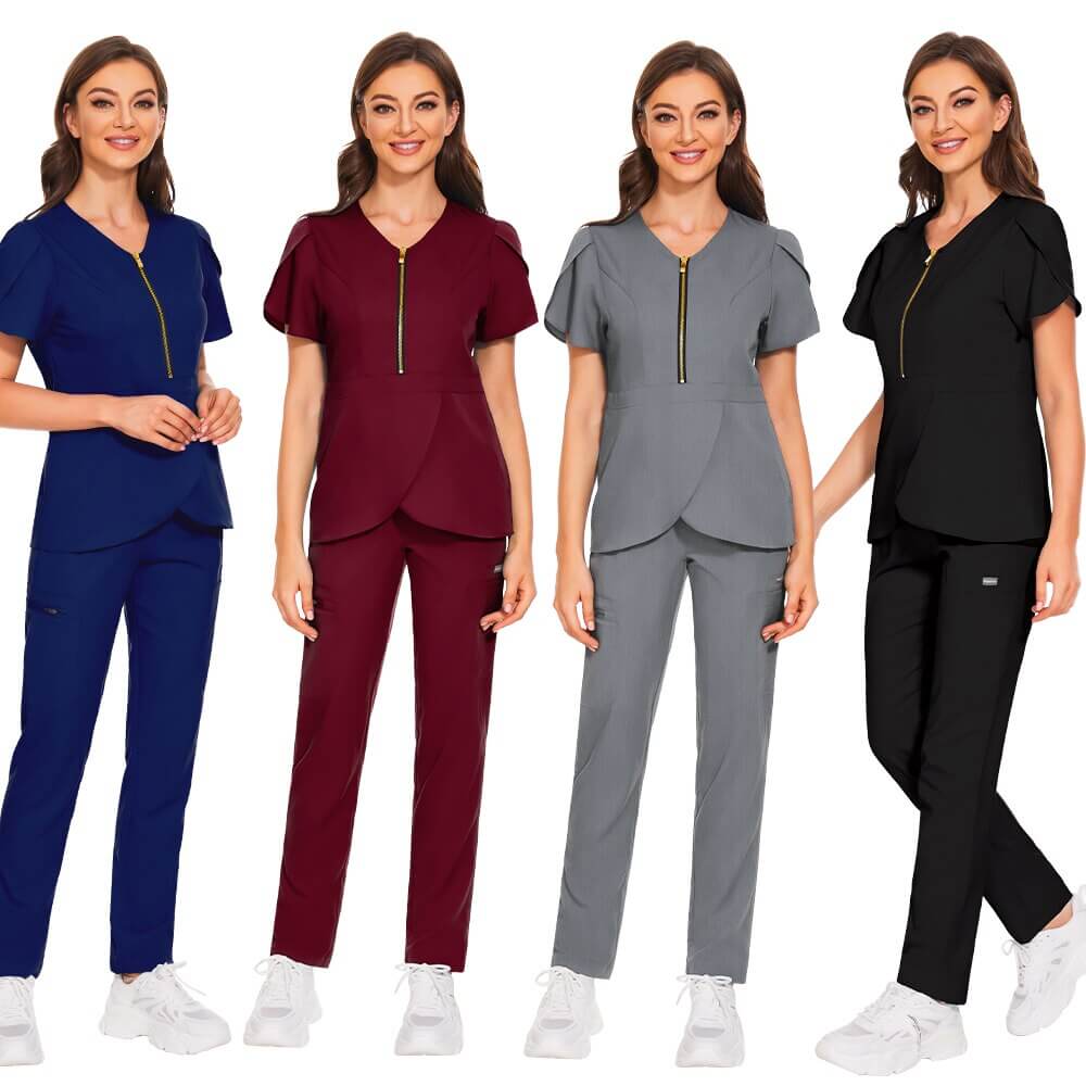 Spa Uniforms V-Neck Working ClothesEnhance your professional image and elevate your spa experience with our Spa Uniforms V-Neck Working Clothes. These specially designed uniforms are crafted to provide comfort, style, and functionality for spa professiona